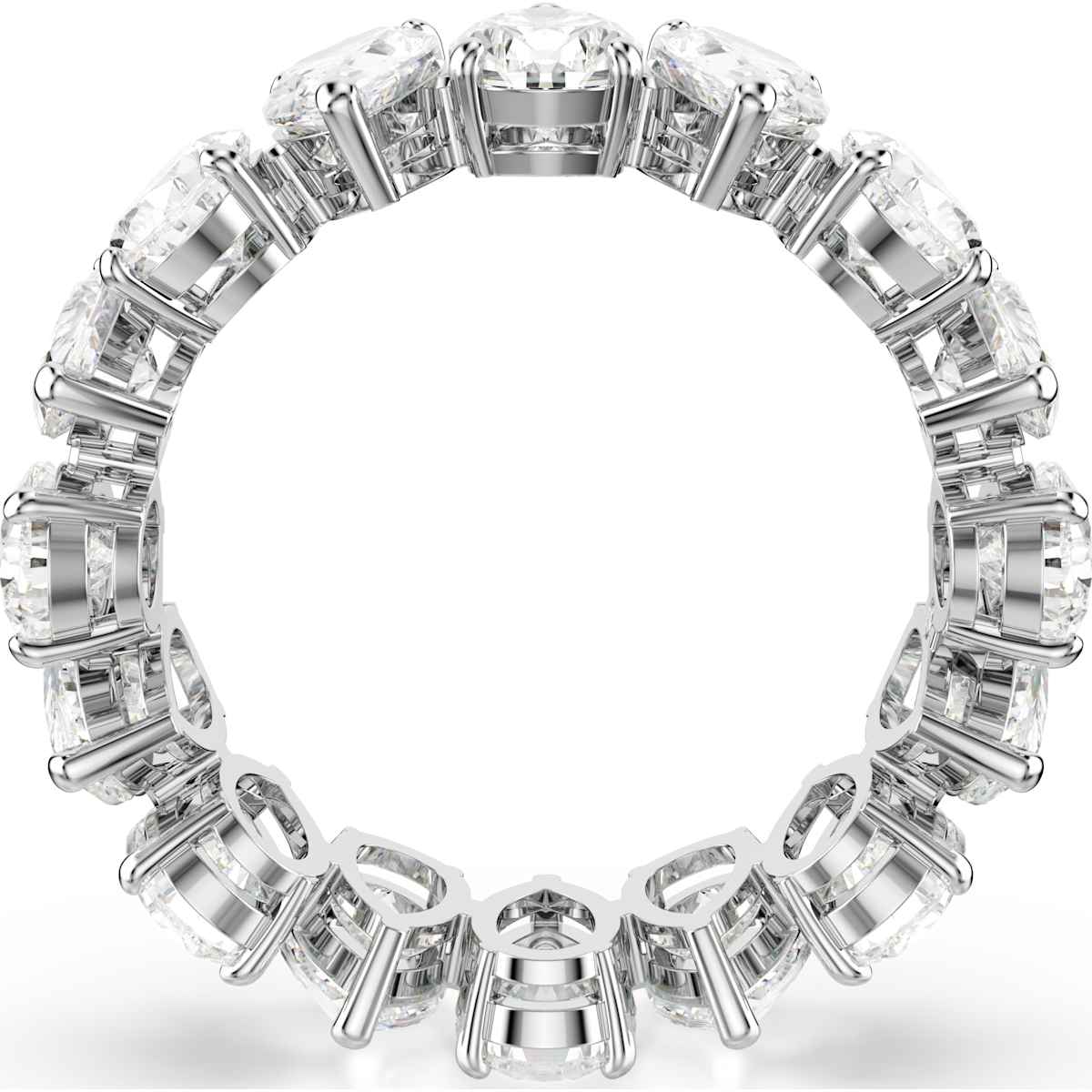 Matrix Vittore ring Pear cut, White, Silver-tone finish - Image 4