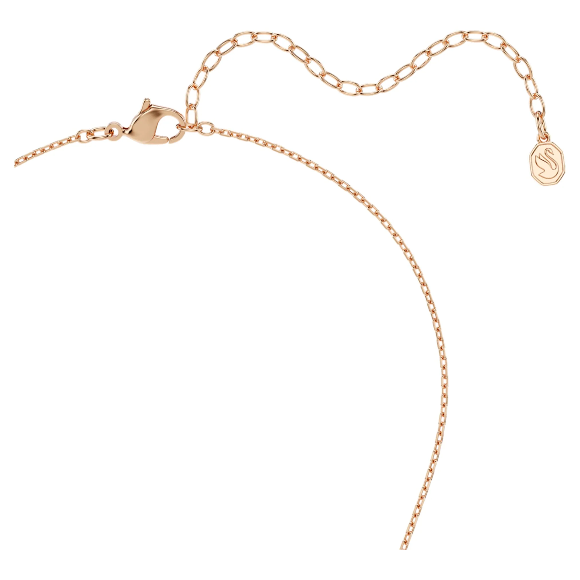 Mesmera pendant Marquise cut, White, 18K rose gold finish - Image 4