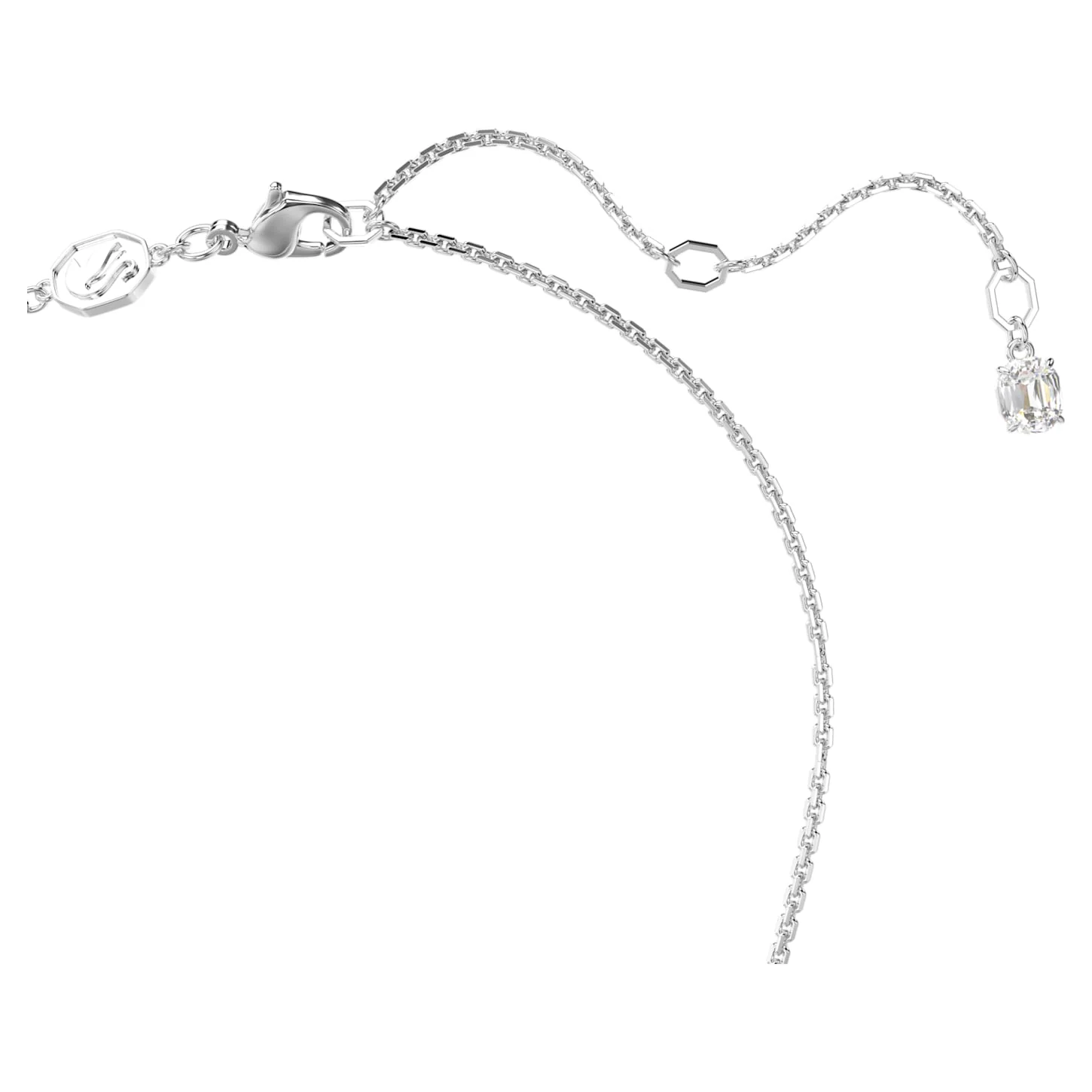 Mesmera pendant Mixed cuts, Green, Rhodium plated - Image 3
