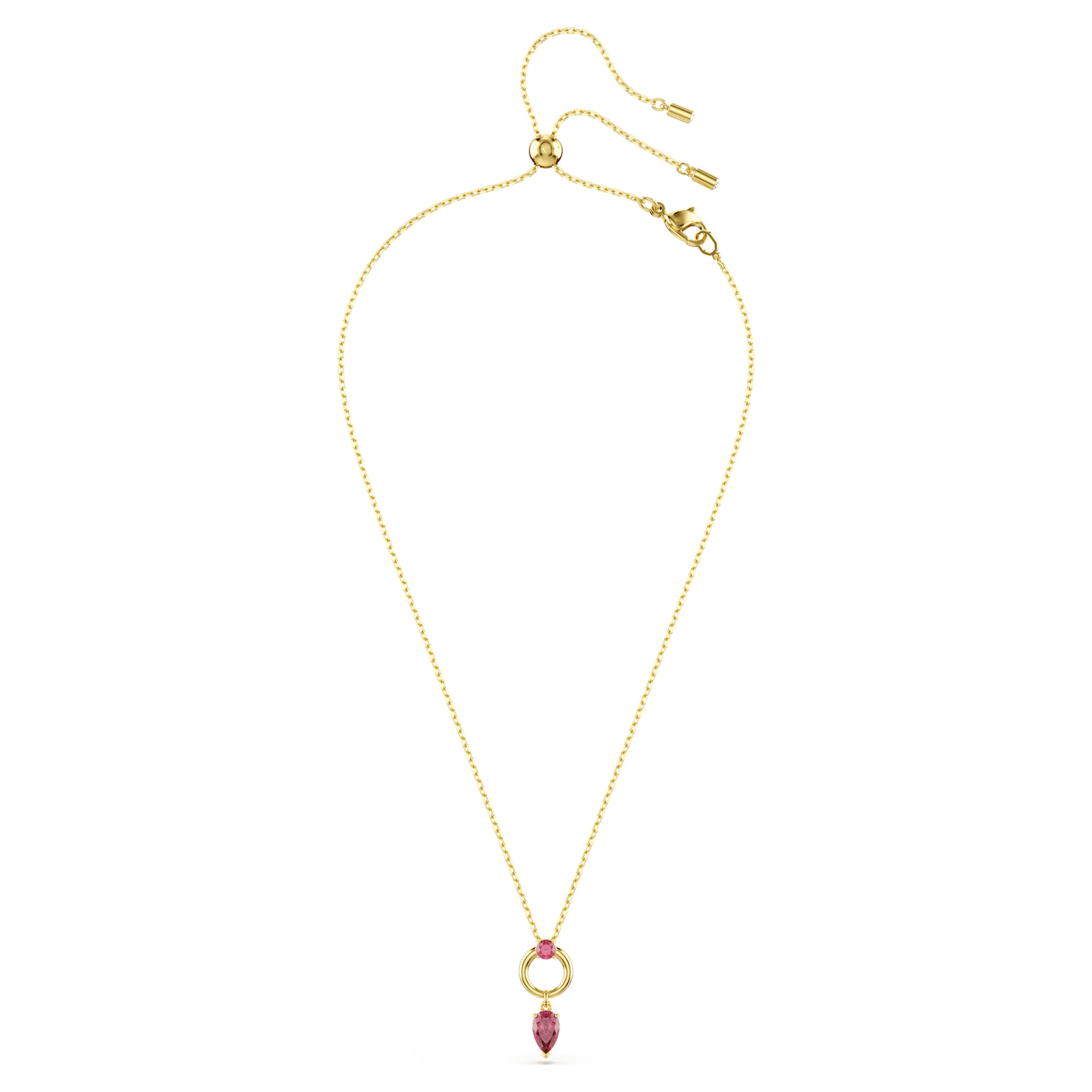 Mesmera pendant Mixed cuts, Red, Gold-tone plated - Image 2