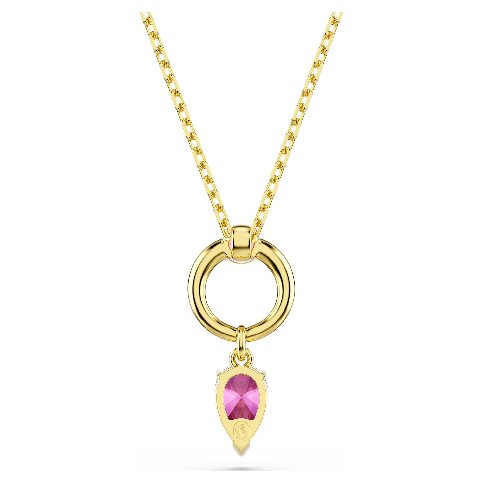 Mesmera pendant Mixed cuts, Red, Gold-tone plated - Image 5