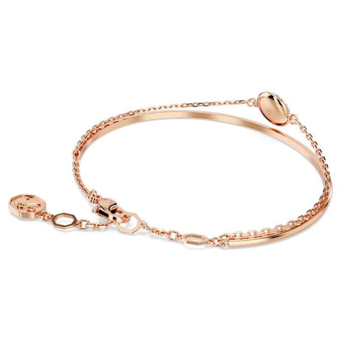 Meteora bangle White, Rose gold-tone plated - Image 4