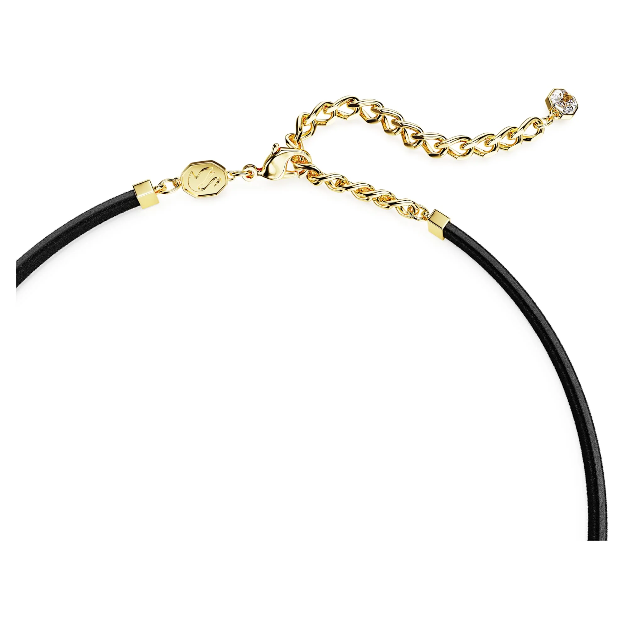 Millenia Tennis choker Octagon cut, Purple, Gold-tone plated - Image 3