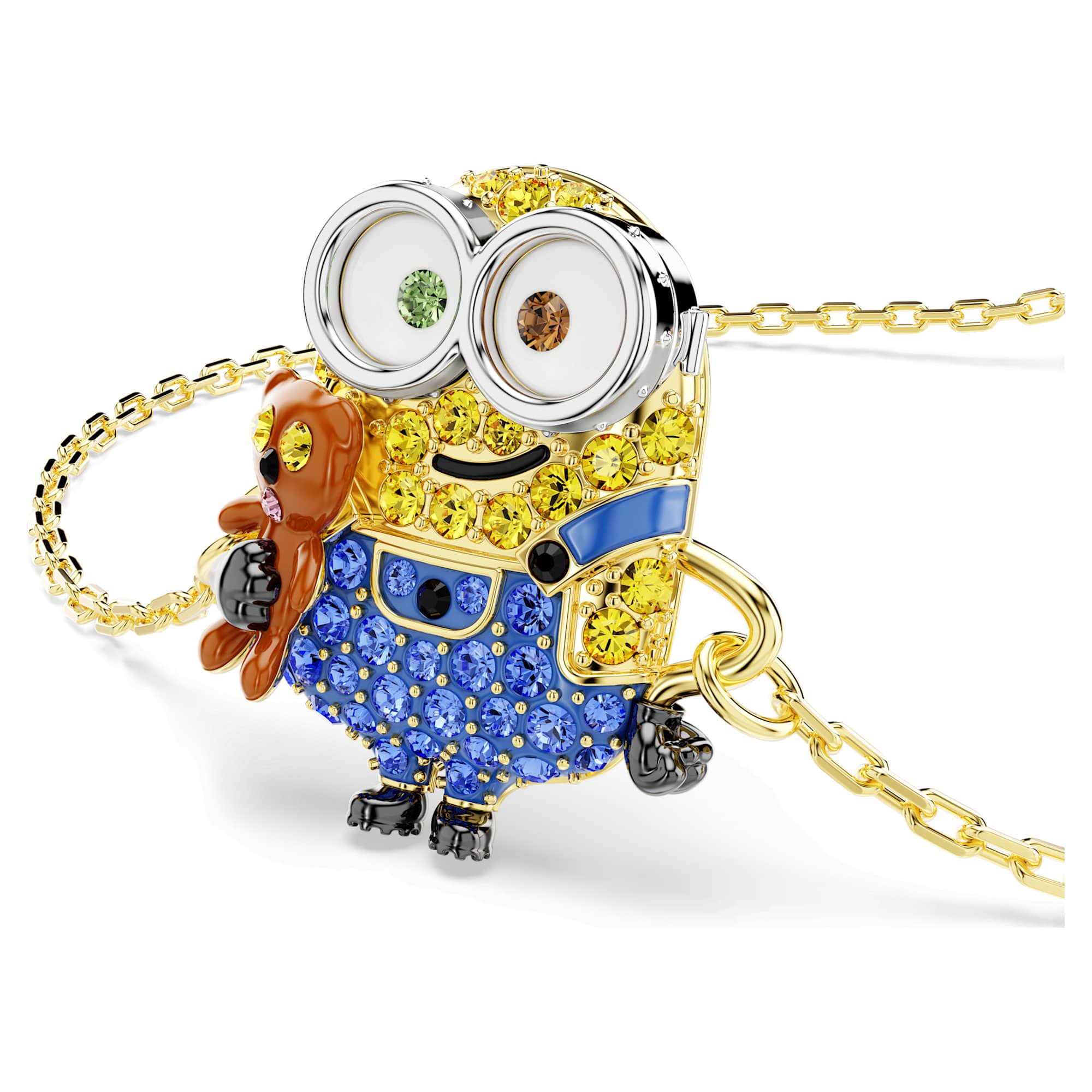 Minions Bob bracelet Pavé, Multicolored, Gold-tone plated - Image 2