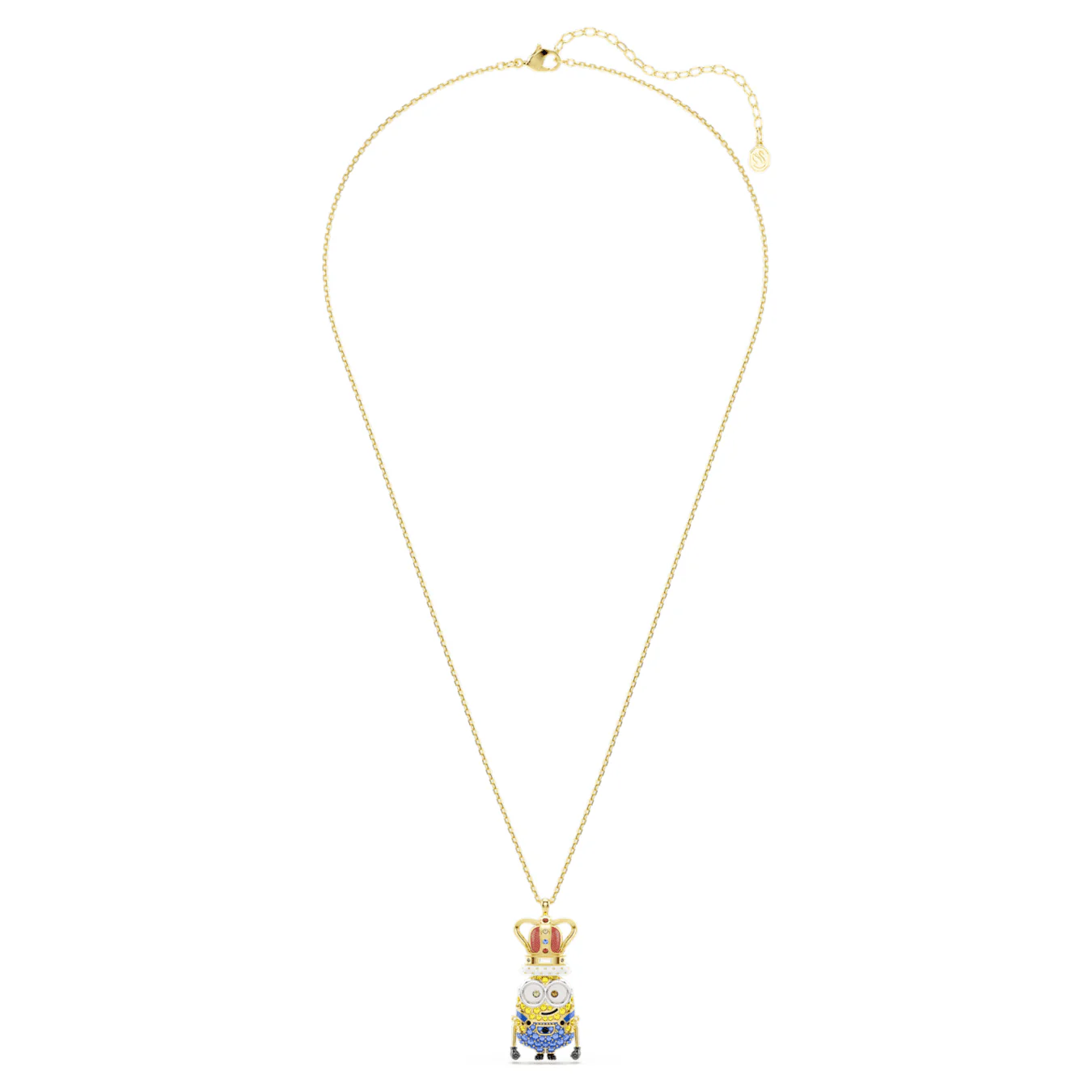 Minions King Bob pendant Pavé, Multicolored, Gold-tone plated - Image 2