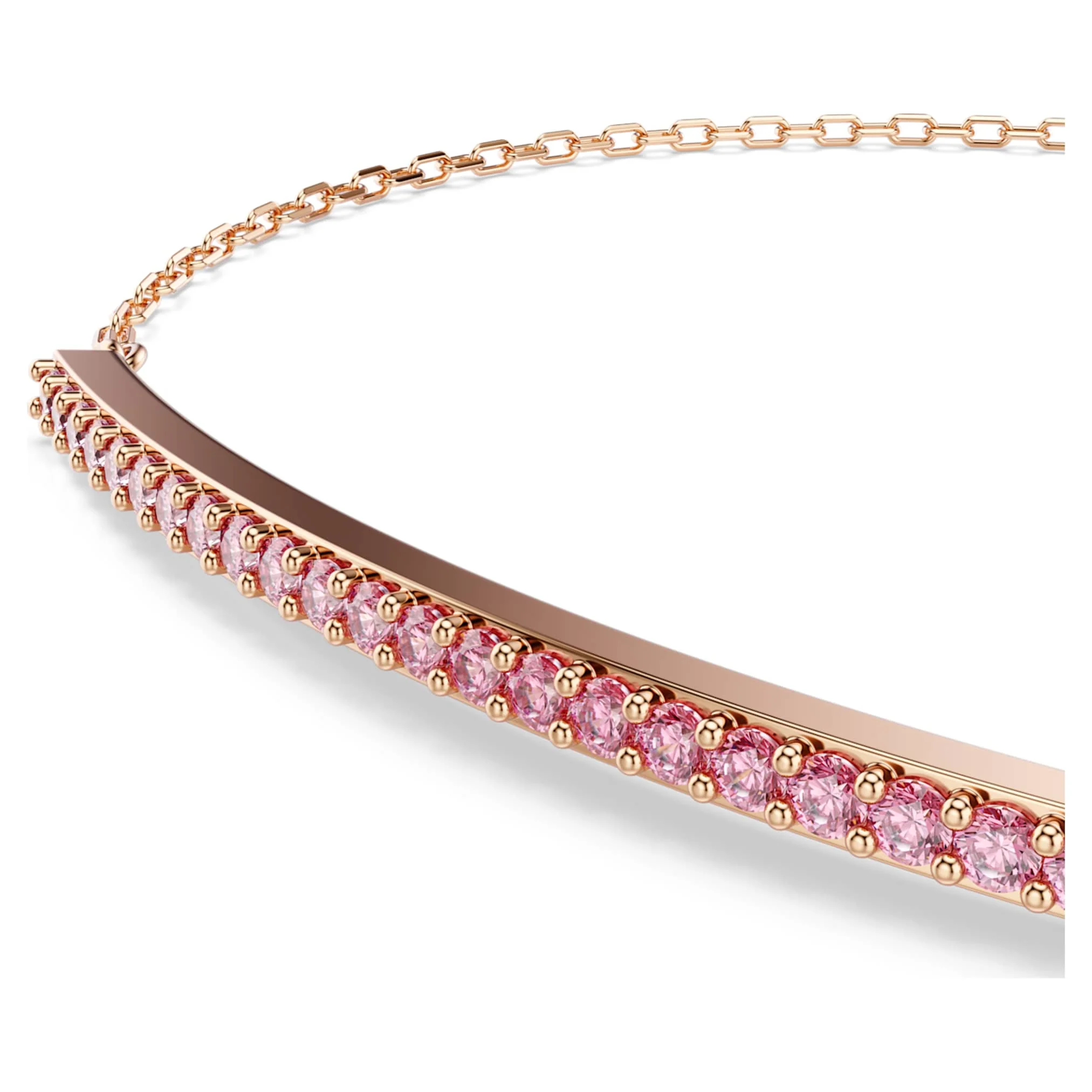 Only bracelet Round cut, Pink, 18K rose gold finish - Image 2