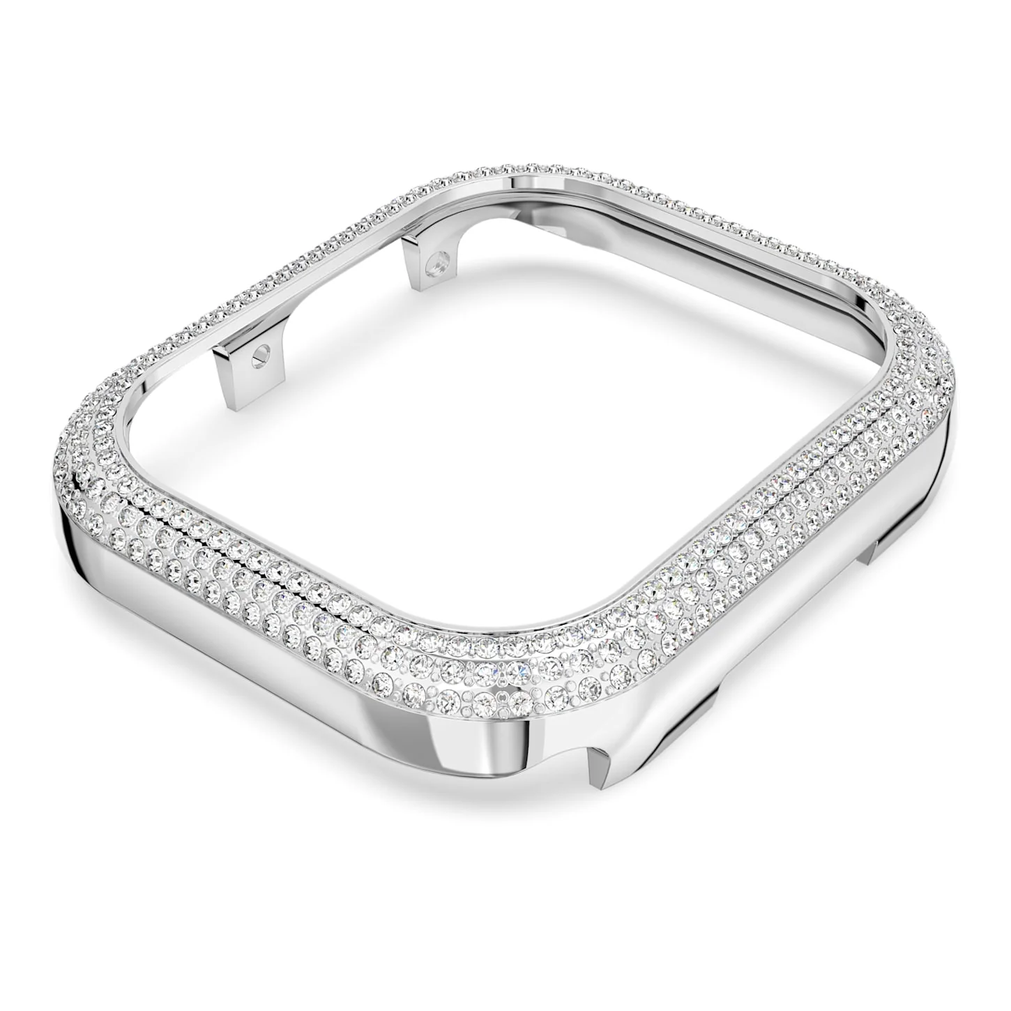 Sparkling case compatible with Apple watch® 41 mm, Silver tone - Image 4