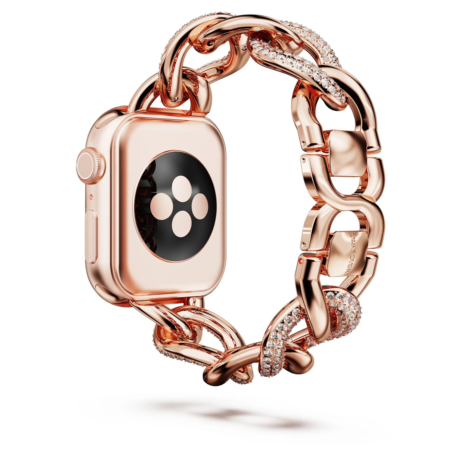 Sparkling chain strap For Apple Watch® 40mm & 41mm, Rose gold tone, Rose gold-tone finish - Image 4