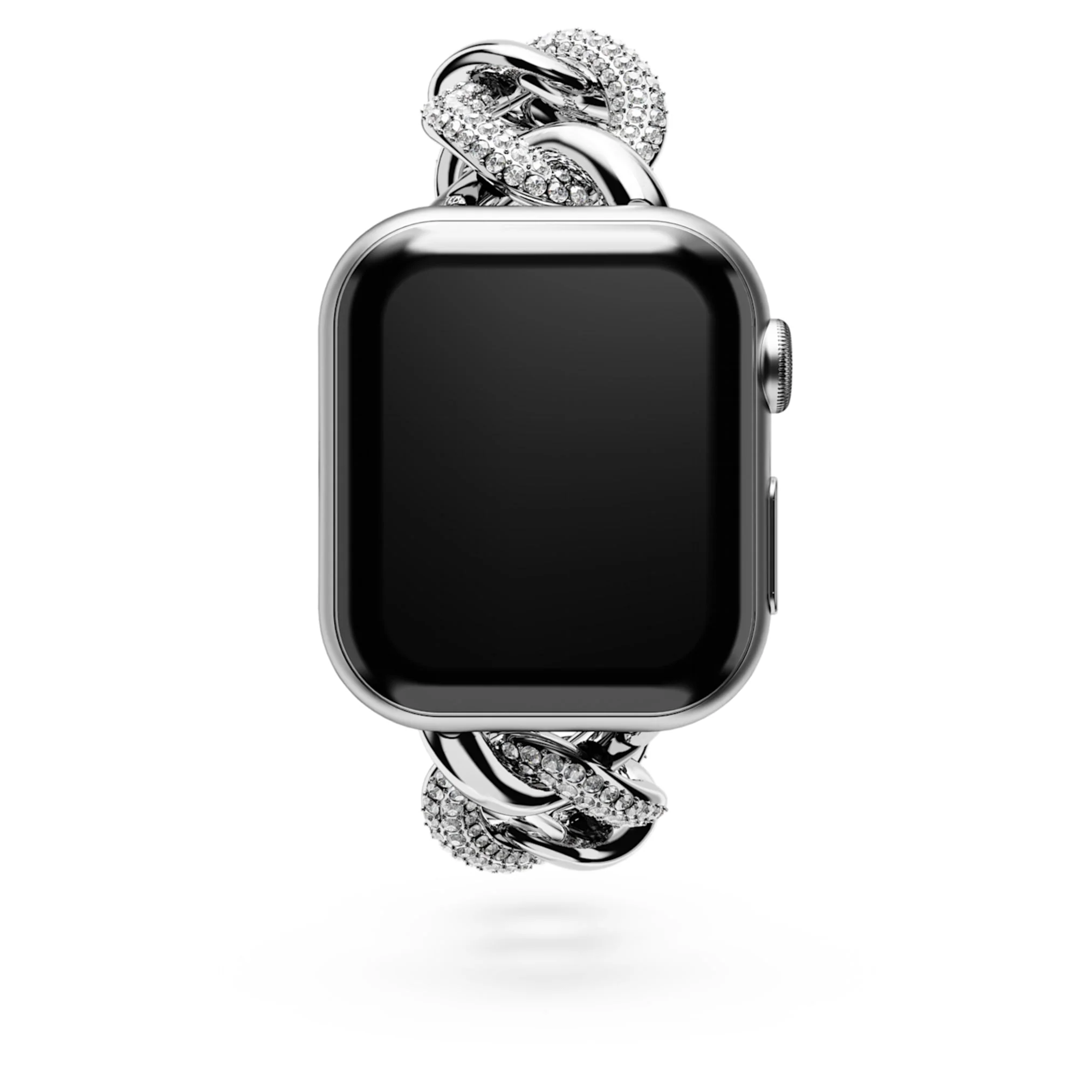 Sparkling chain strap For Apple Watch® 40mm & 41mm, Silver tone, Stainless steel - Image 2