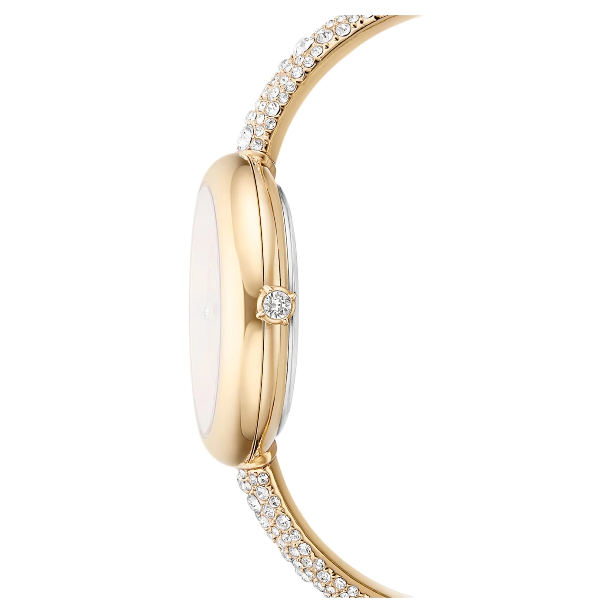 Sublima bangle watch Swiss Made, Metal bracelet, Gold tone, Champagne gold-tone finish - Image 5