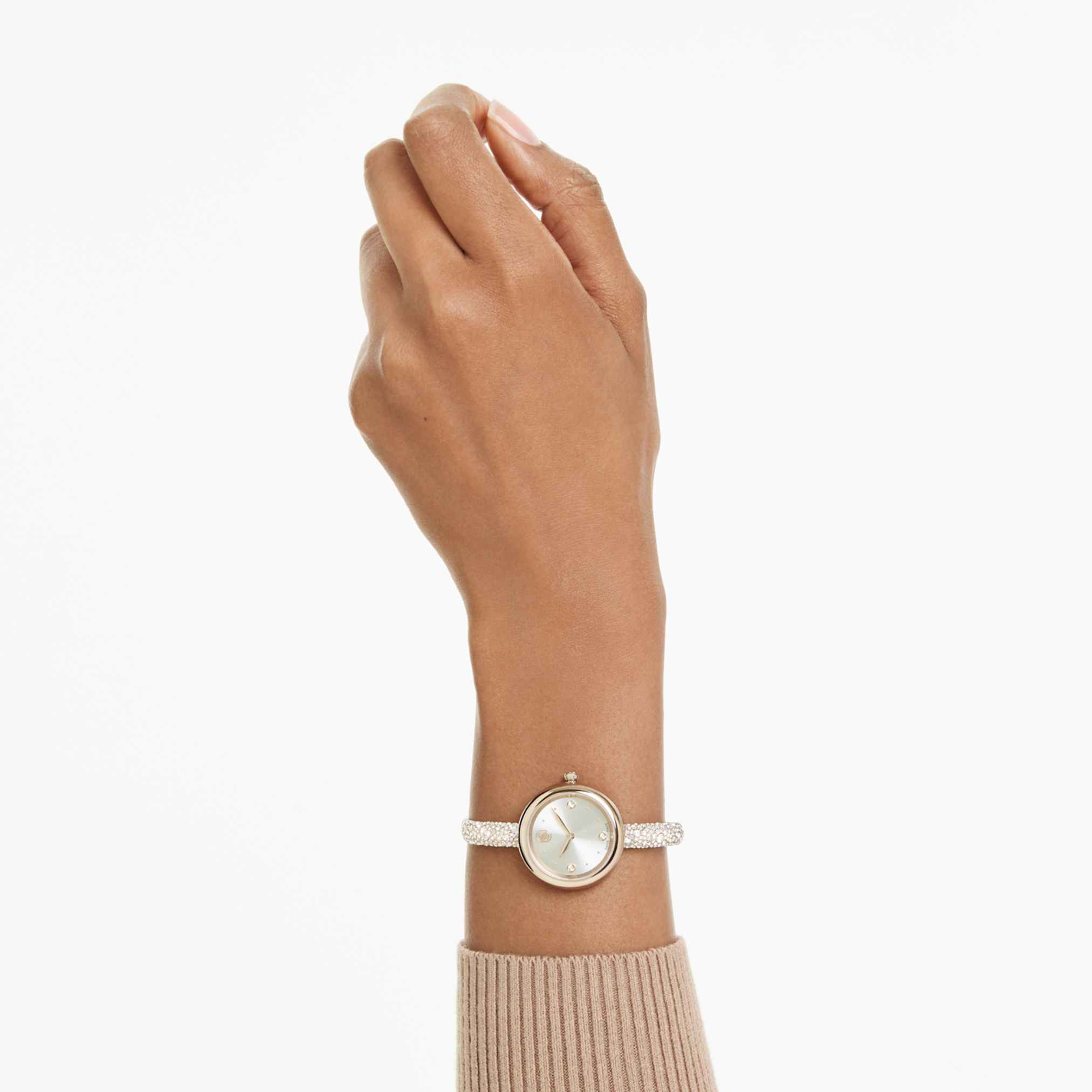 Sublima bangle watch Swiss Made, Metal bracelet, Rose gold tone, Rose gold-tone finish - Image 7