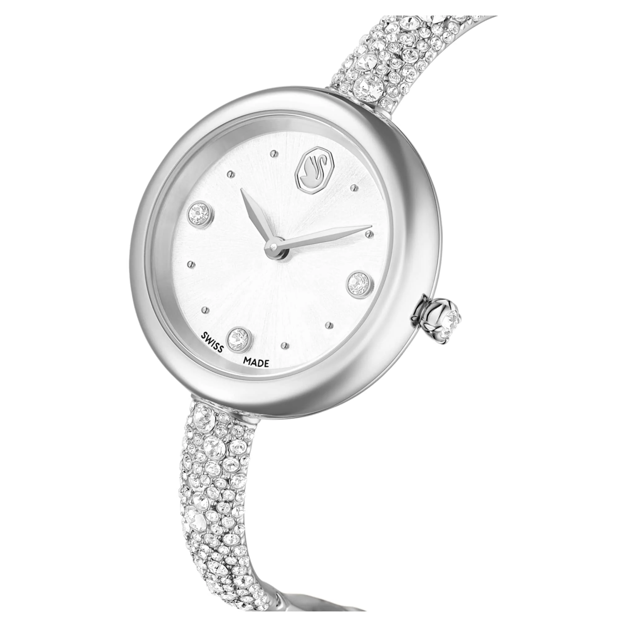 Sublima bangle watch Swiss Made, Metal bracelet, Silver tone, Stainless steel - Image 4