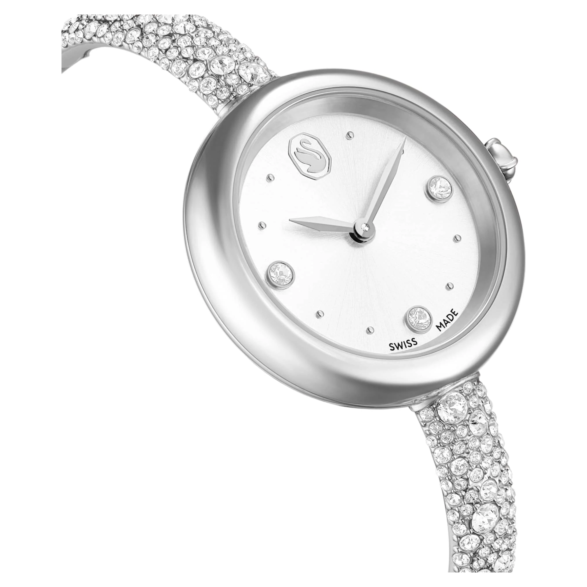 Sublima bangle watch Swiss Made, Metal bracelet, Silver tone, Stainless steel - Image 6
