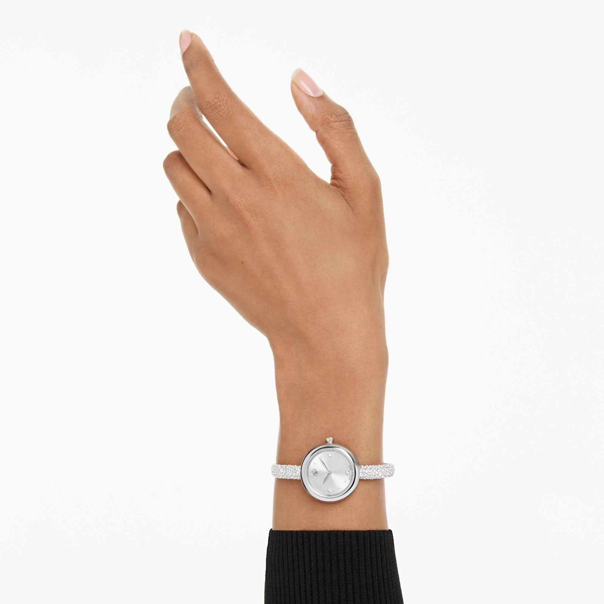 Sublima bangle watch Swiss Made, Metal bracelet, Silver tone, Stainless steel - Image 7
