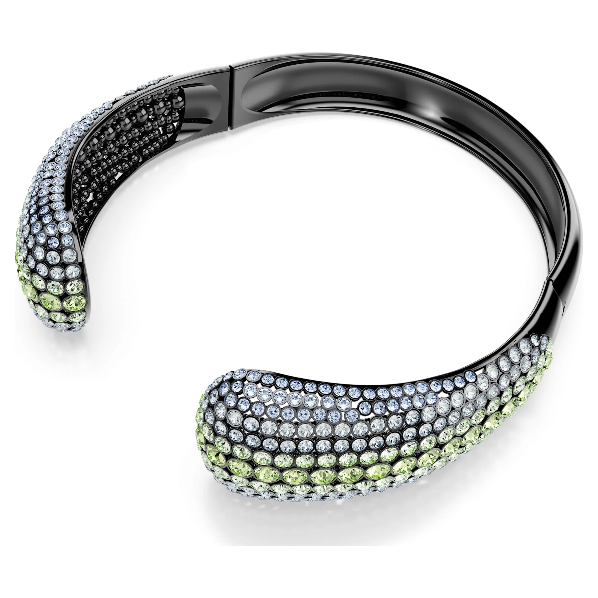 Sublima choker Round cut, Multicolored, Ruthenium plated - Image 3