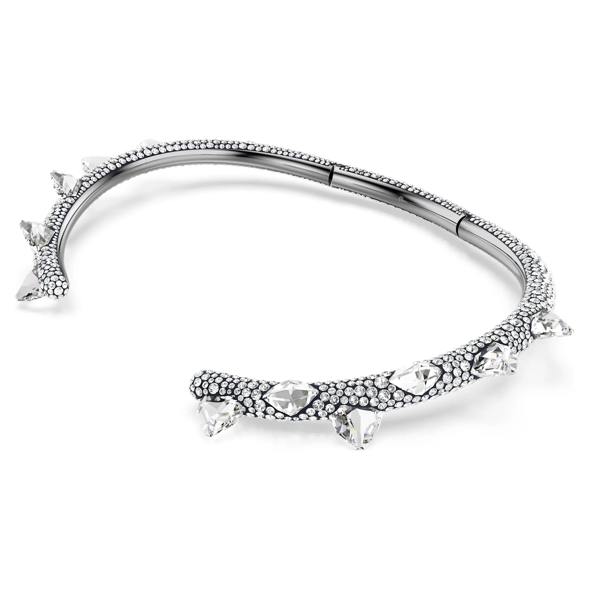 Sublima choker White, Ruthenium plated - Image 3
