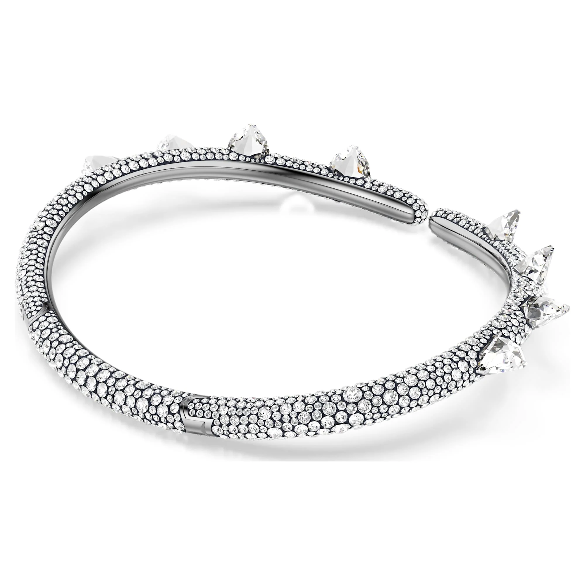 Sublima choker White, Ruthenium plated - Image 5