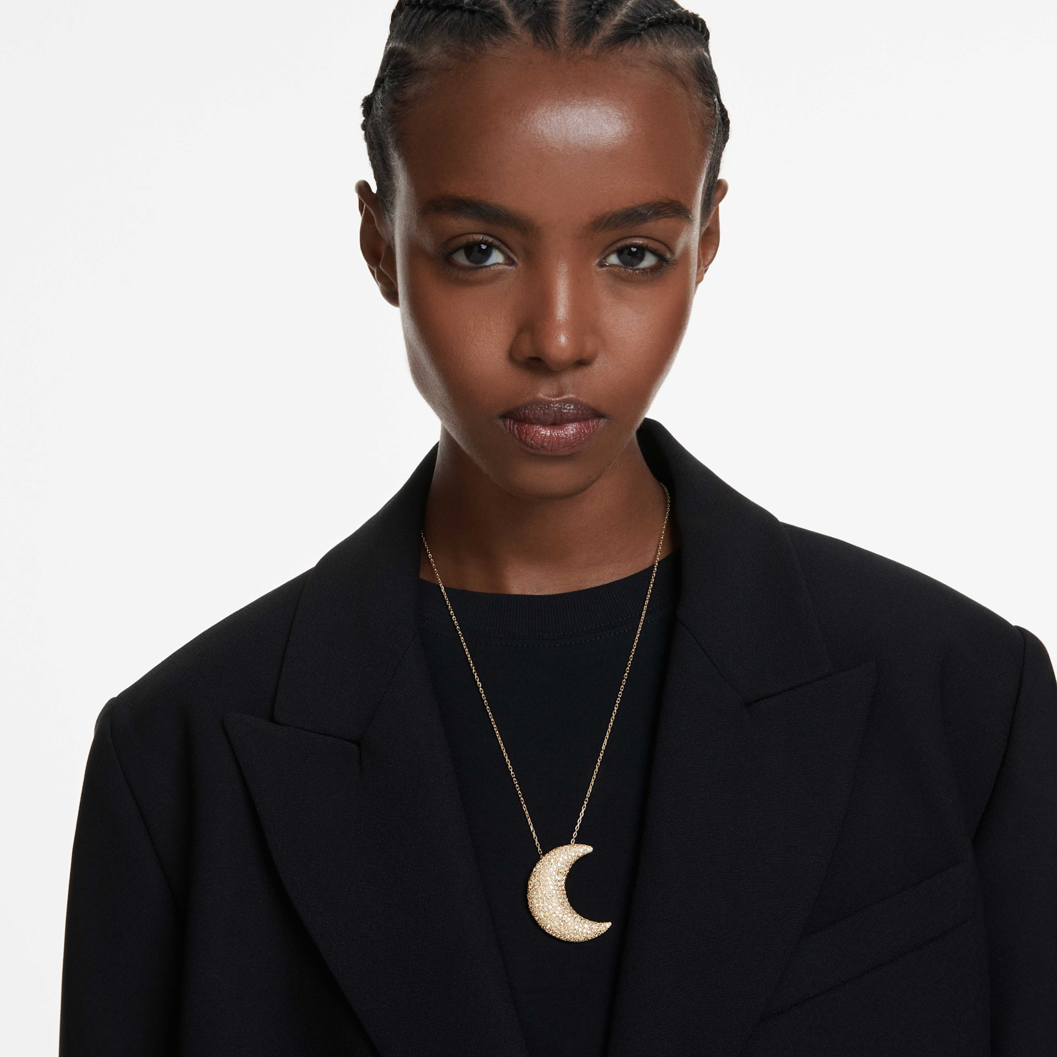 Sublima pendant Moon, Gold tone, Gold-tone plated - Image 5