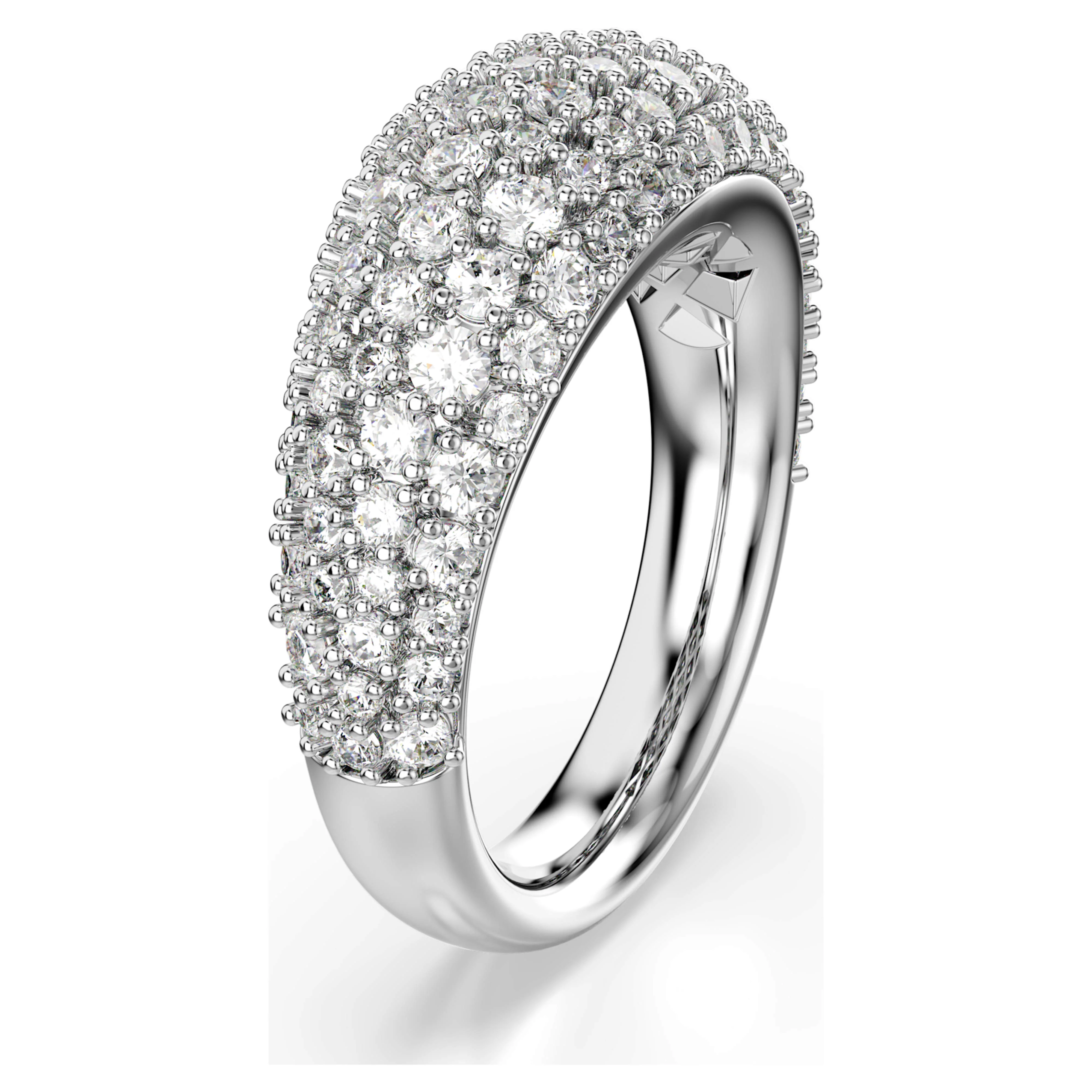 Sublima ring White, Rhodium plated - Image 2