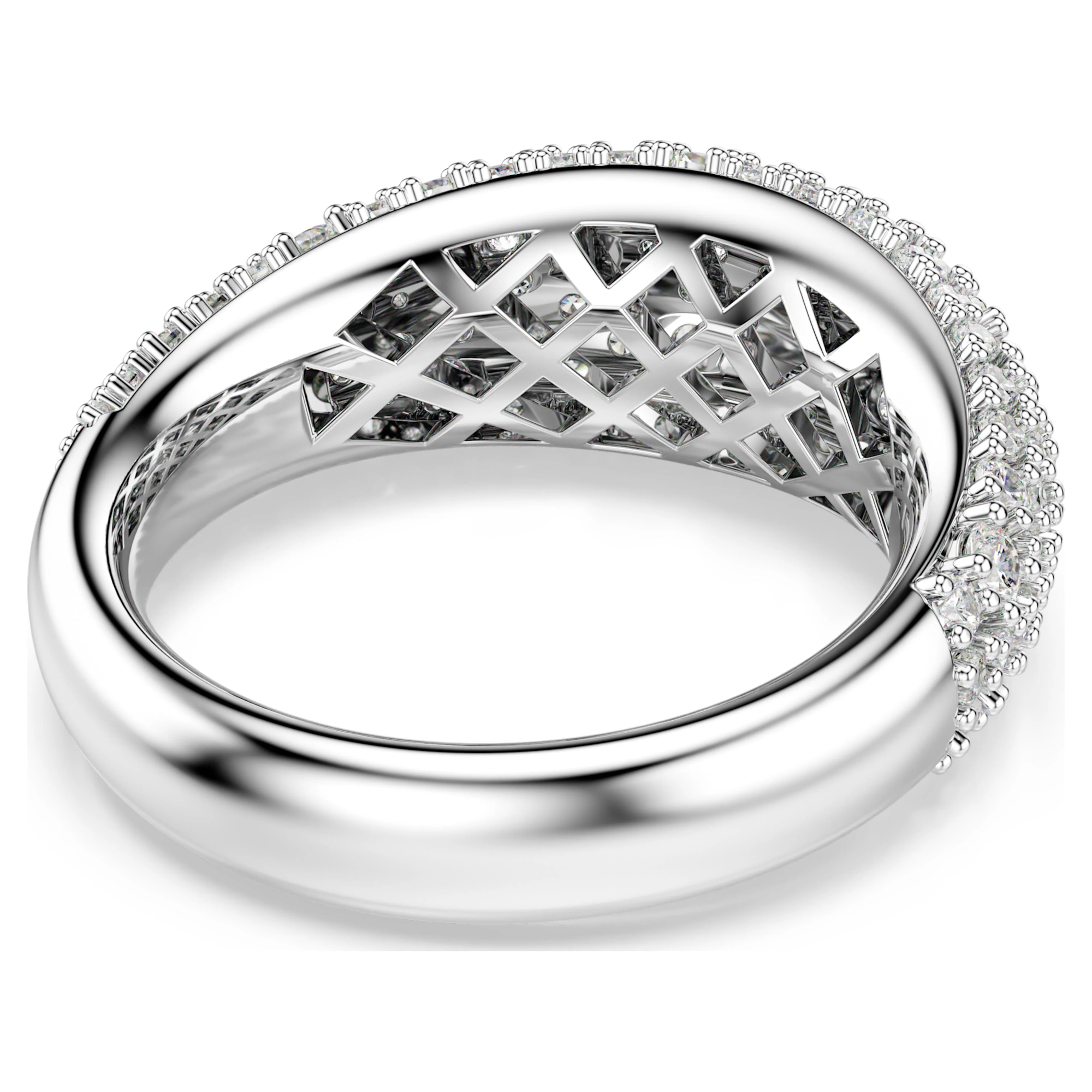Sublima ring White, Rhodium plated - Image 4
