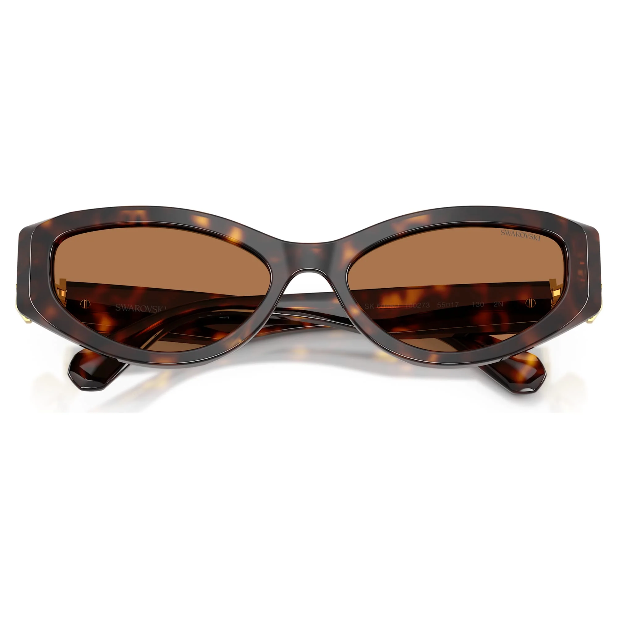 Sunglasses Cat-eye shape, SK6045, Brown - Image 4