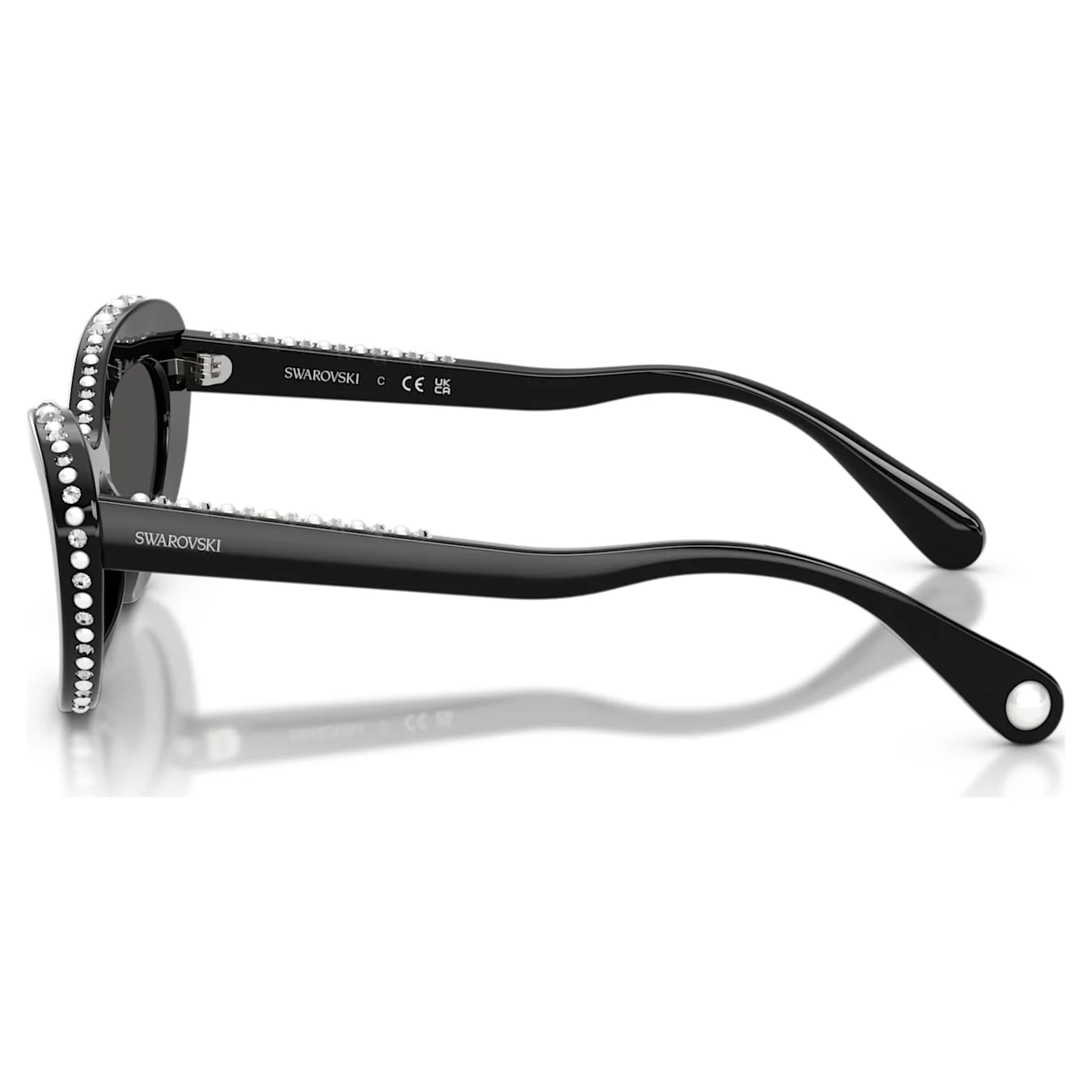 Sunglasses Cat-eye shape, SK6061U, Black - Image 3