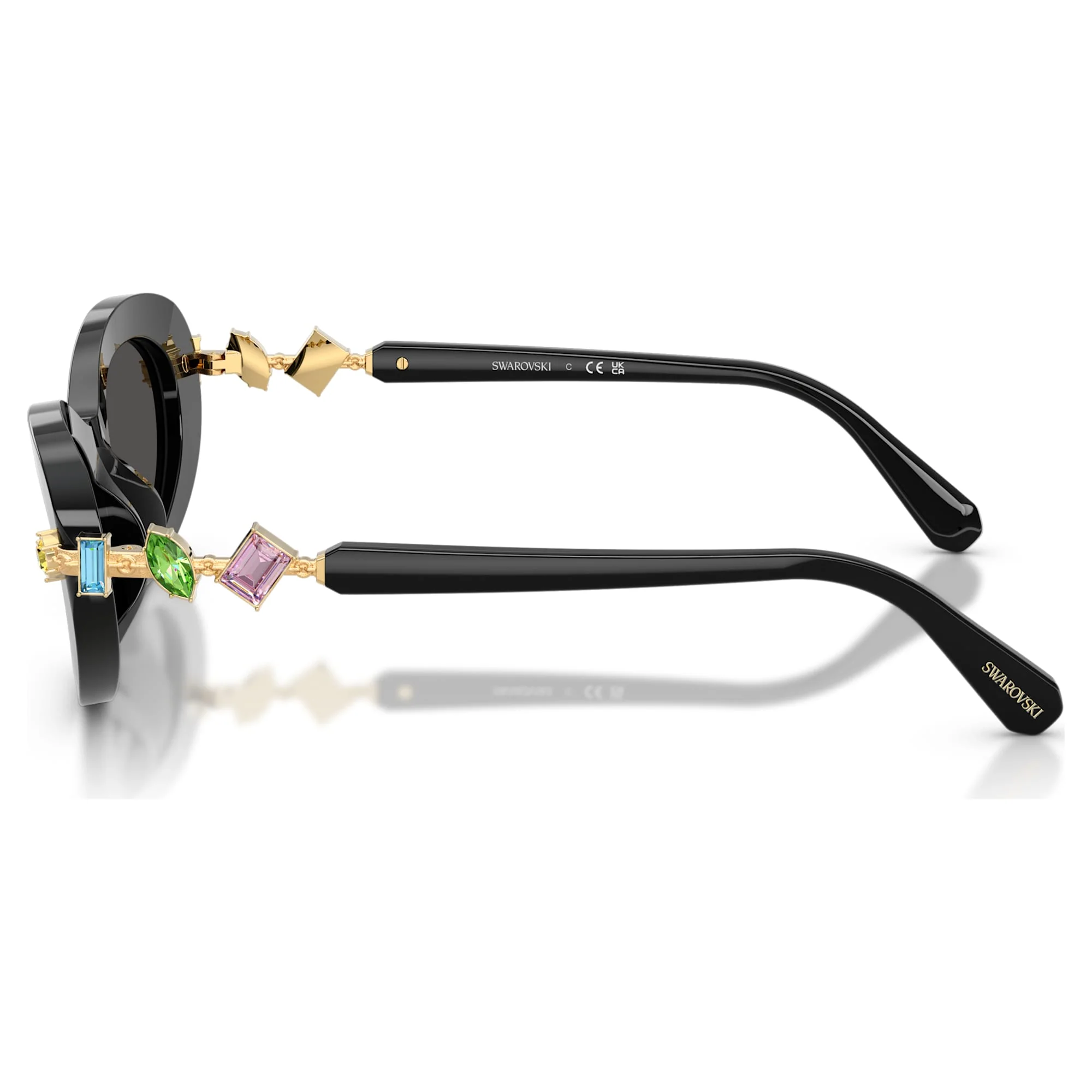 Sunglasses Oval shape, Black - Image 3