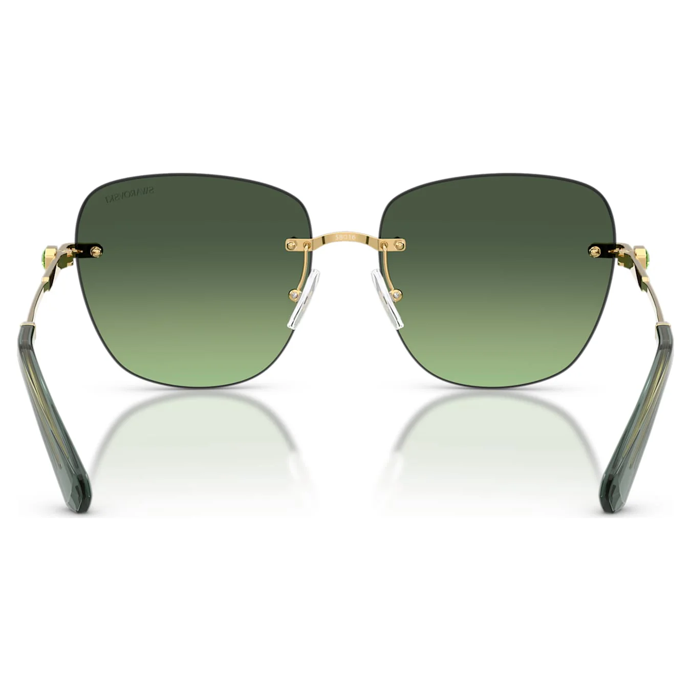 Sunglasses Square shape, SK7043, Green - Image 5