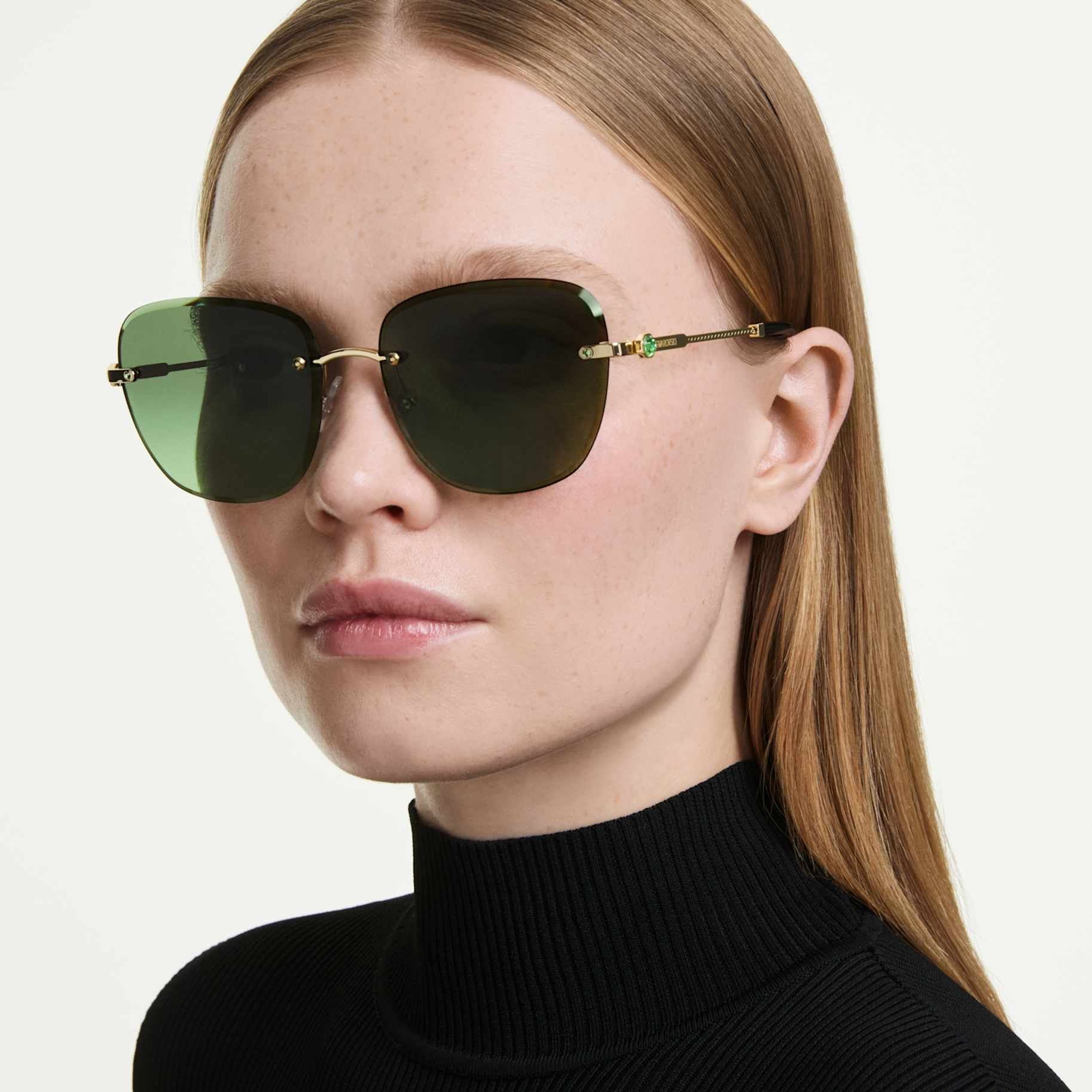 Sunglasses Square shape, SK7043, Green - Image 6