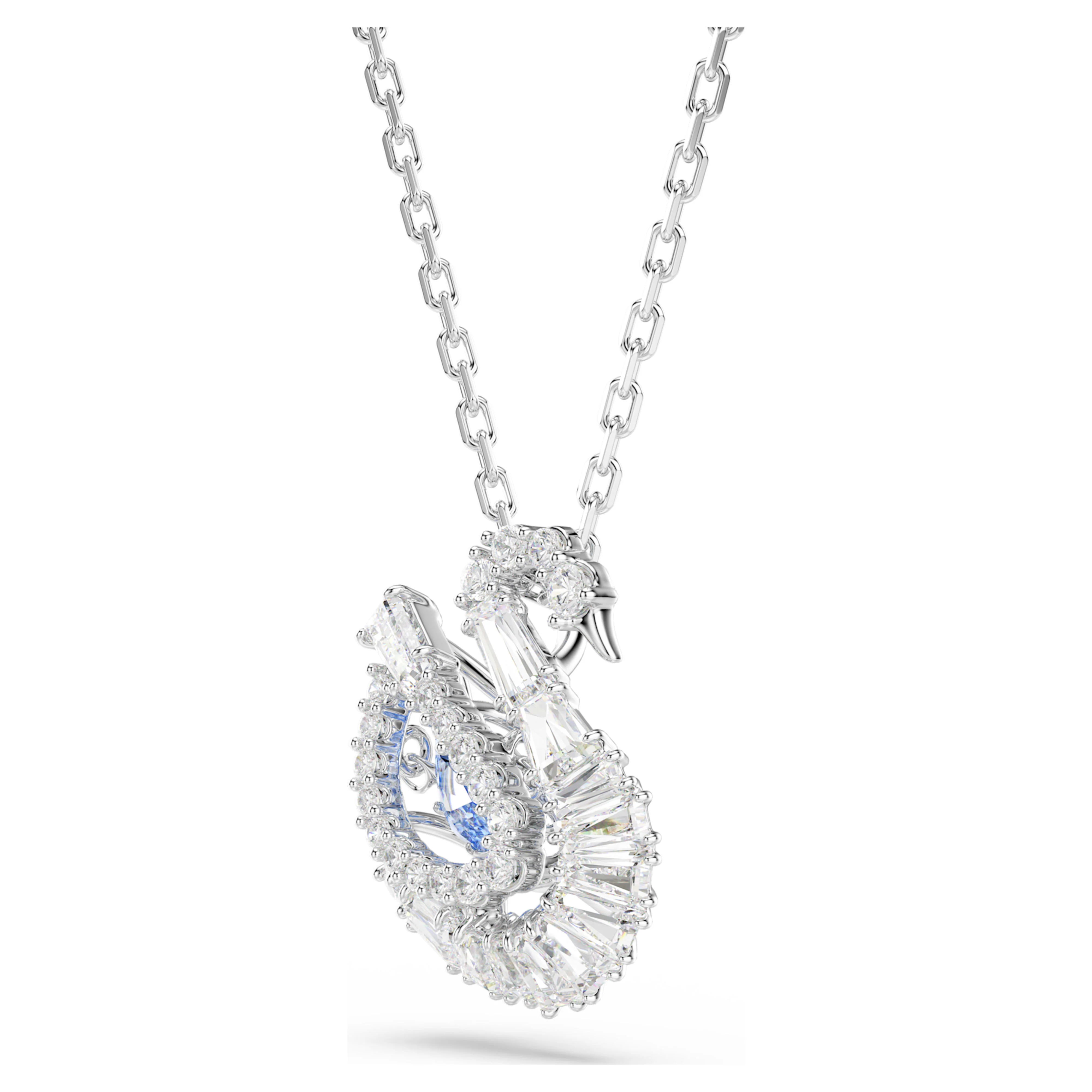 Swan pendant Mixed cuts, Swan, Blue - Image 3