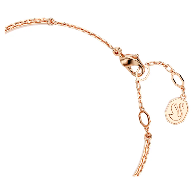 Swarovski Swan bangle Swan, Black, Rose gold-tone plated - Image 3