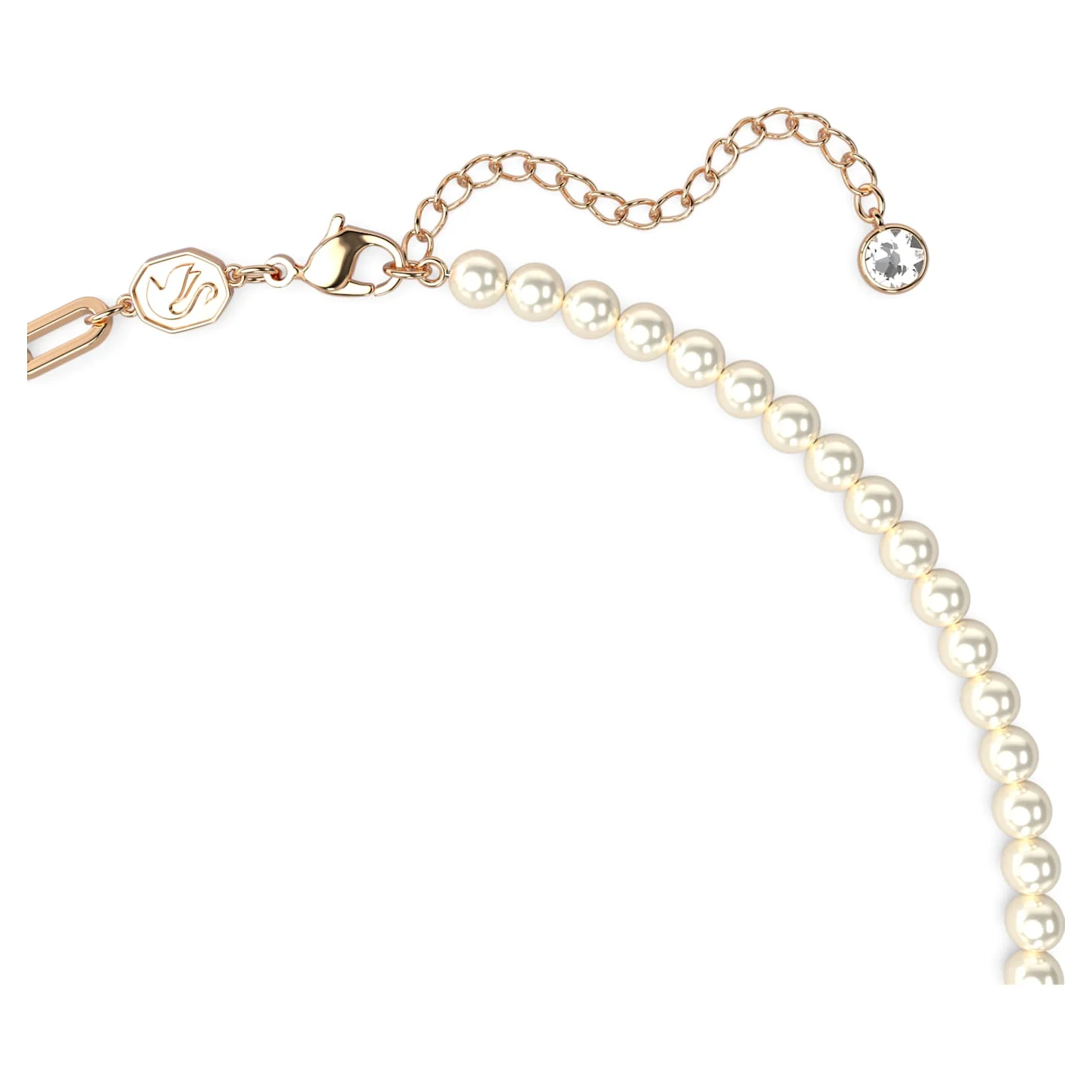 Teddy pendant Bear, Pink, Rose gold-tone plated - Image 3