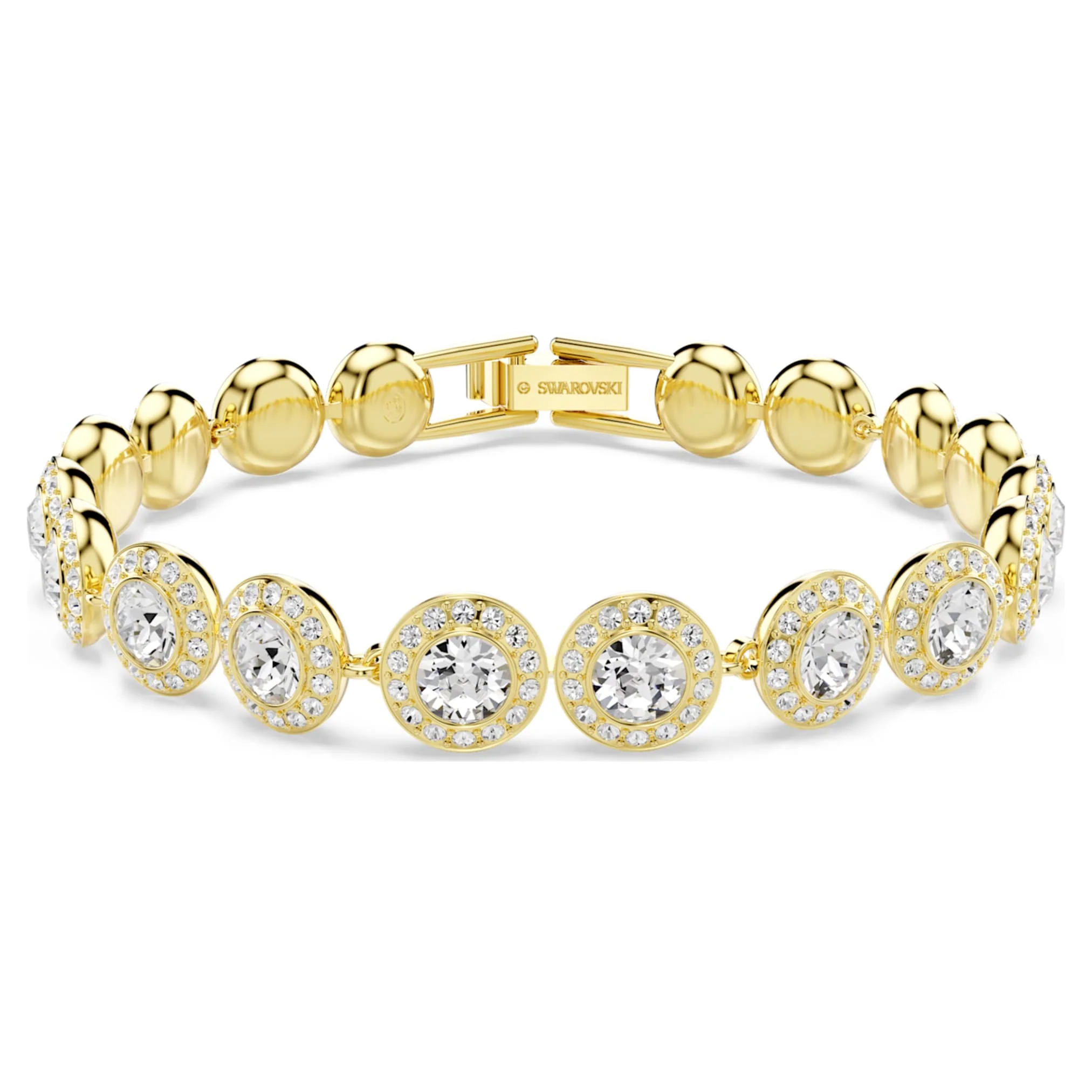 Una Angelic set Set (3), Round cut, White, Gold-tone plated - Image 4