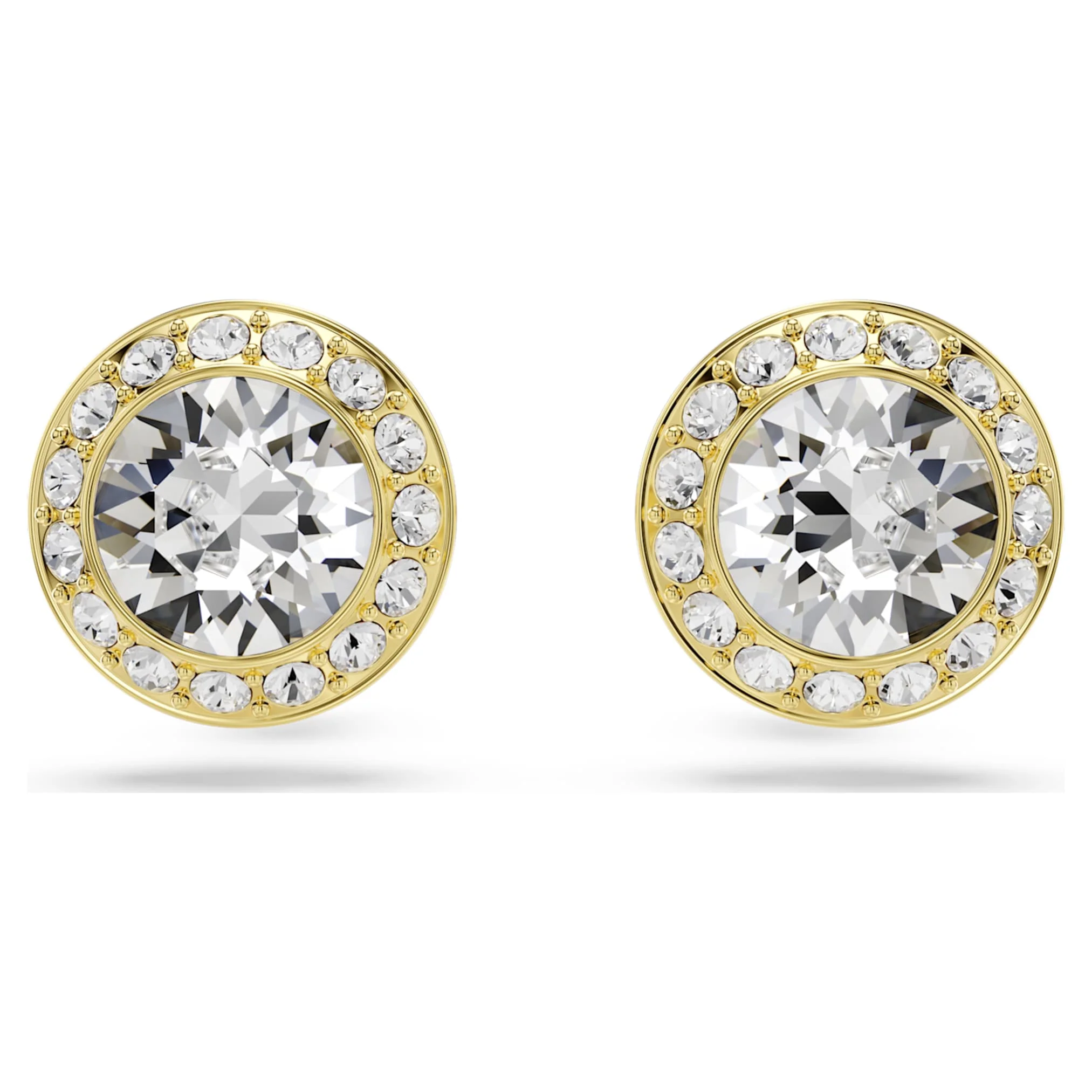 Una Angelic set Set (3), Round cut, White, Gold-tone plated - Image 6