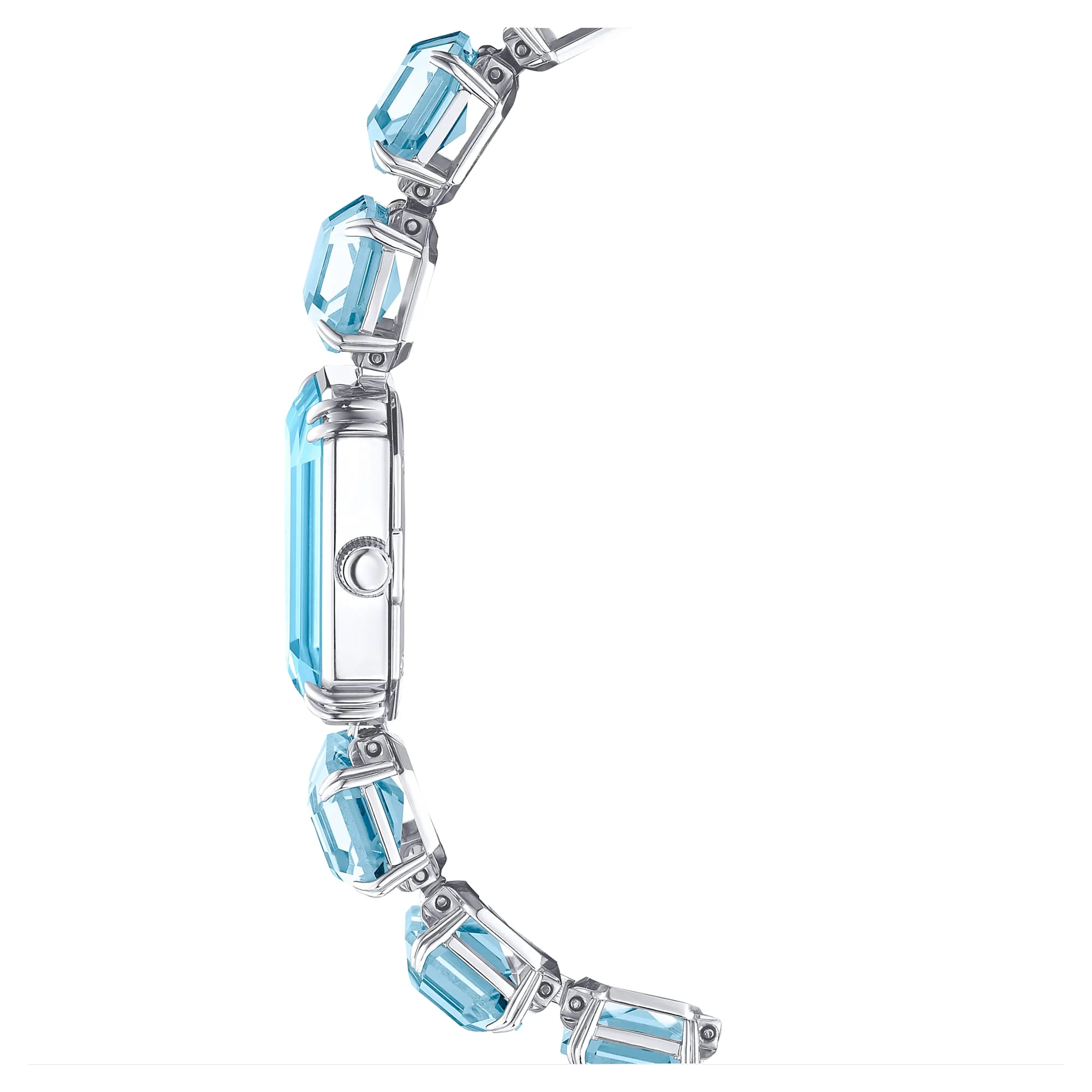 Watch Octagon cut bracelet, Blue, Stainless steel - Image 7
