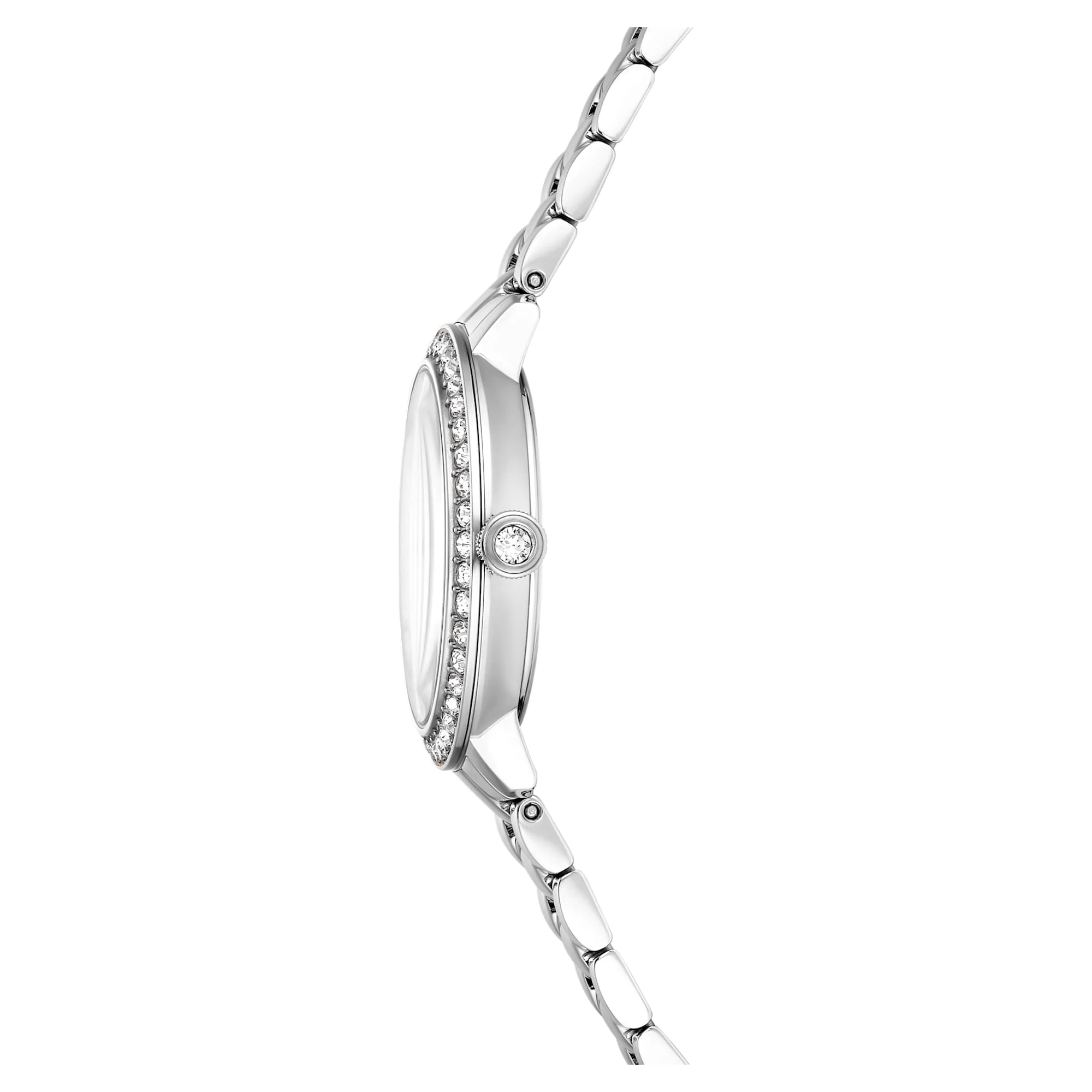 Watch Swiss Made, Metal bracelet, Silver tone, Stainless steel - Image 6